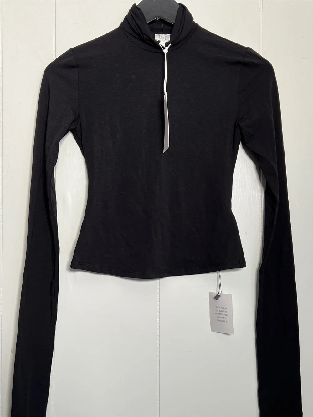 HELSA Long Sleeve Turtleneck in 2nd Skin Jersey